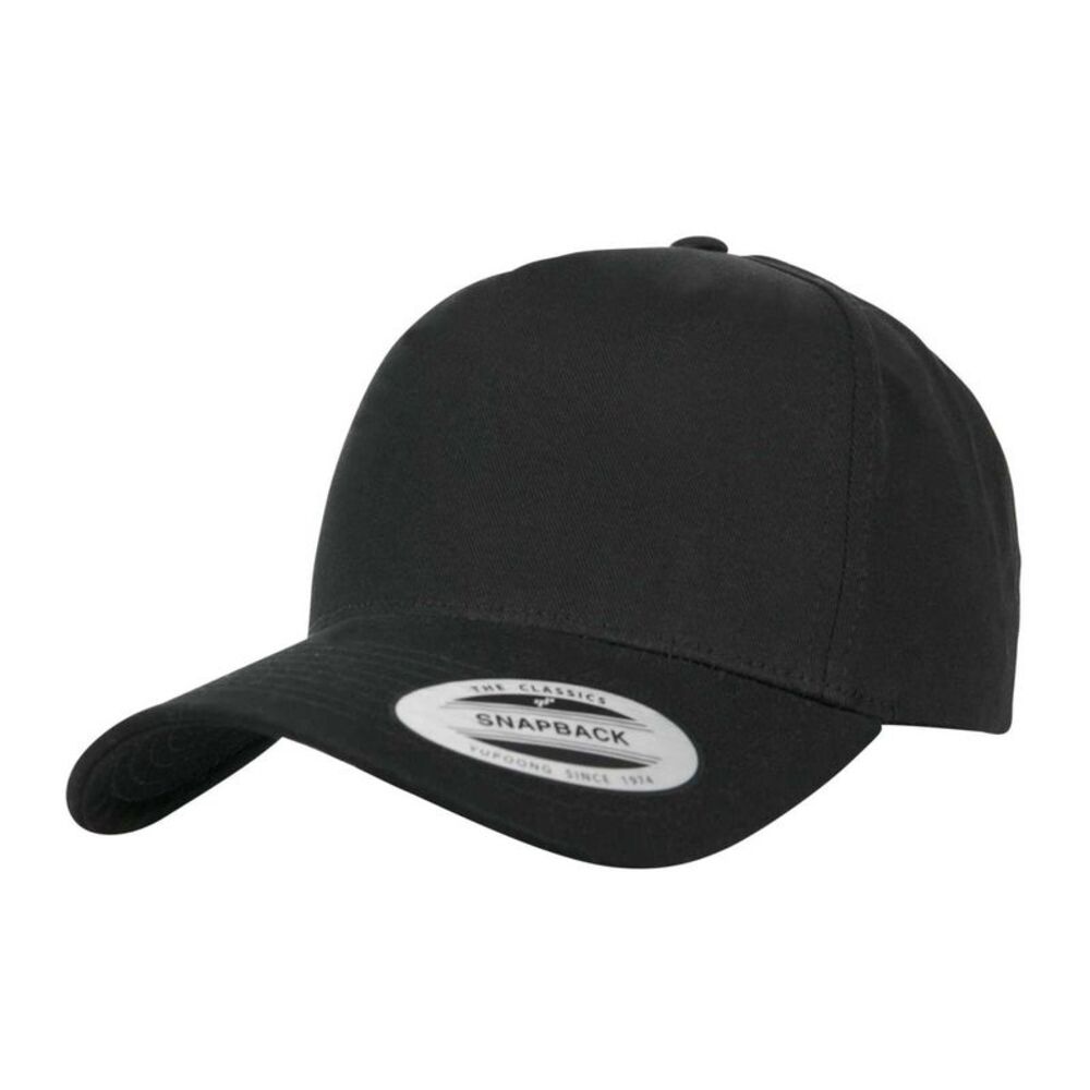 Flexfit Classic 5 Panel Baseball Cap / Black